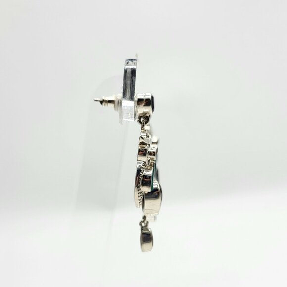 Nicky Butler Owl Earrings Amethyst & Gemstone .925 Sterling Silver New - Picture 3 of 7